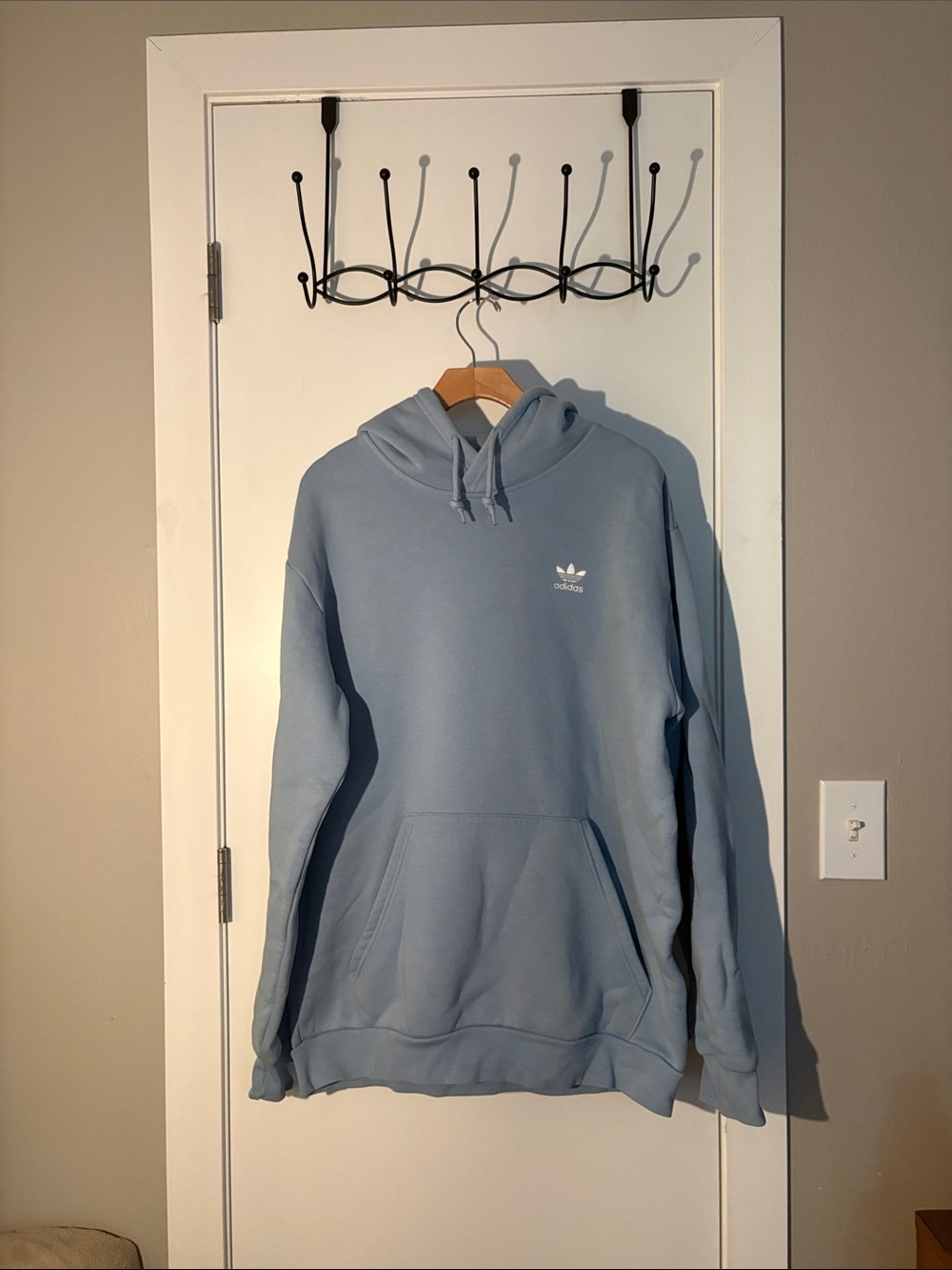 adidas Light Blue Hoodie